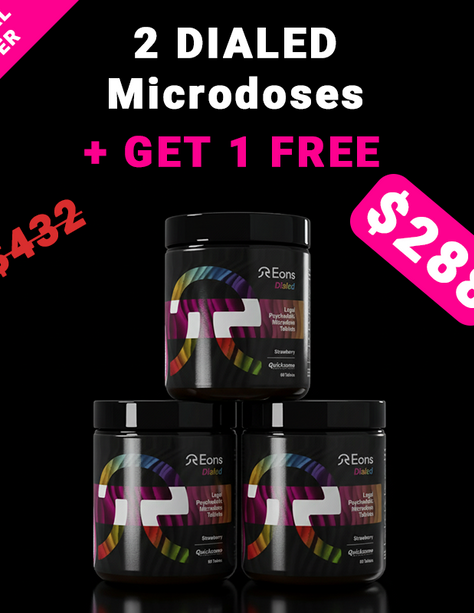 2 DIALED Microdoses + Get 1 Free