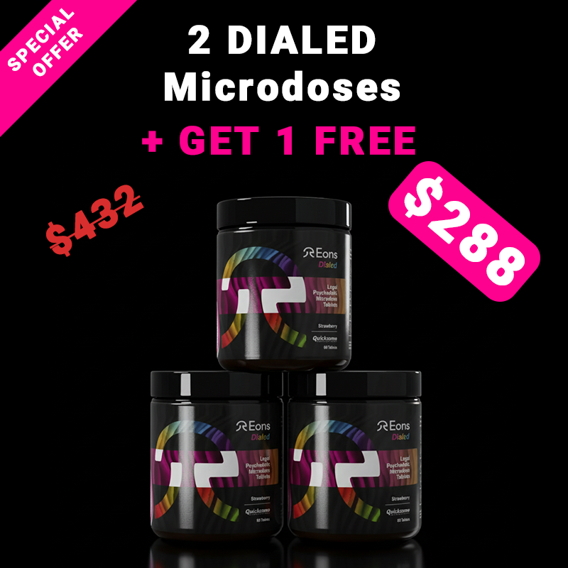 2 DIALED Microdoses + Get 1 Free