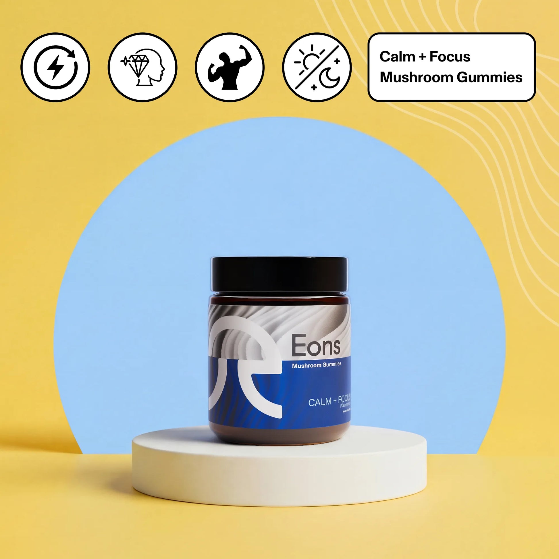 Calm + Focus Mushroom Gummies